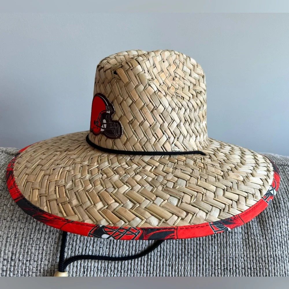 FOCO Cleveland Browns Floral Straw Hat NEW - Picture 5 of 7